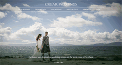 Desktop Screenshot of crearweddings.co.uk